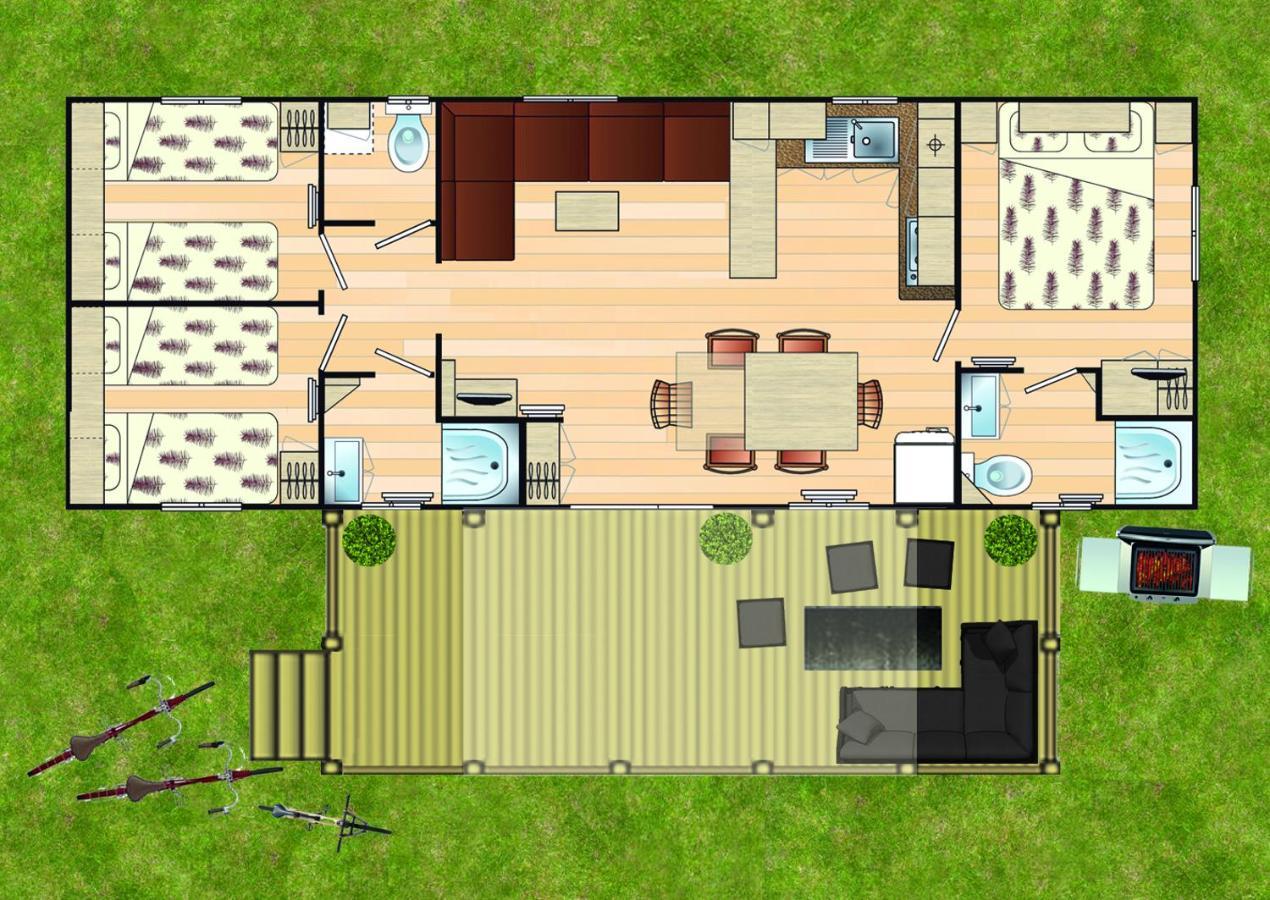 Kerlann 4 Etoiles Mobil Home 3 Chs 2 Sdb Pont Aven Finistere Dış mekan fotoğraf